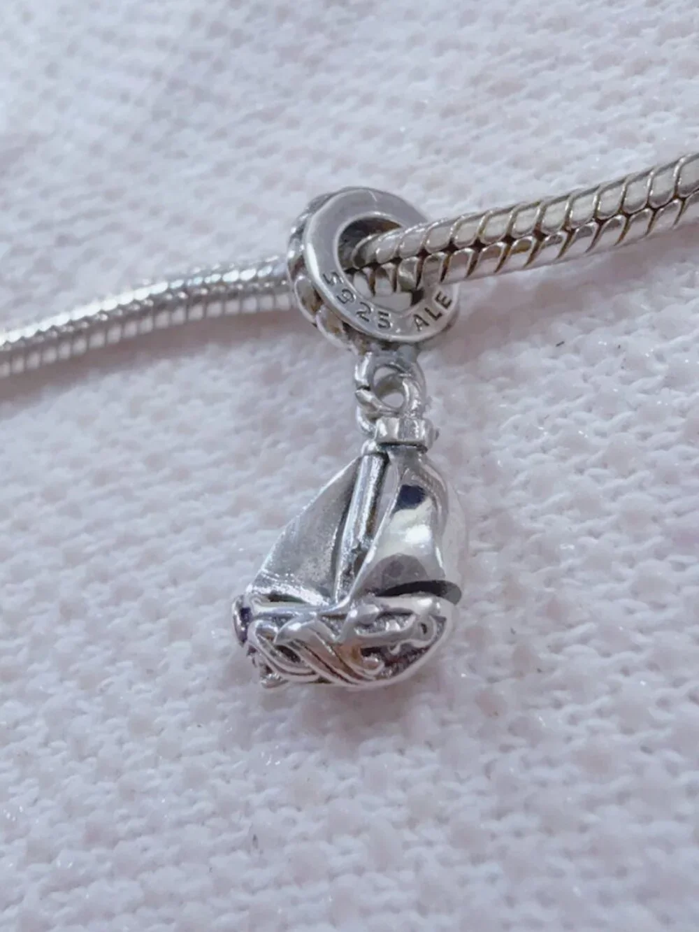 Boat Charm Silver Charm For Pandora Bracelet of Necklace